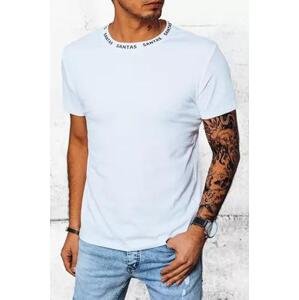 Dstreet Bílé pánské tričko s potiskem RX5029 M, Bílá,