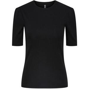 Pieces Dámské triko PCRUKA Slim Fit 17133700 Black XL