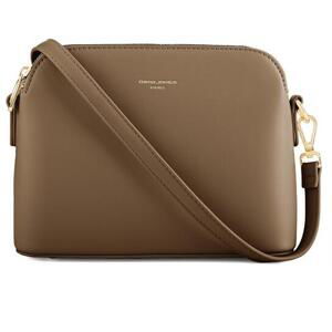 David Jones Dámská crossbody kabelka CM6938 Taupe