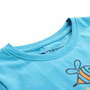 ALPINE PRO Dětské triko z organické bavlny NATURO atoll varianta pa 164-170, 164/170