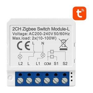 Chytrý spínací modul ZigBee Avatto LZWSM16-W2 Bez neutrálu TUYA