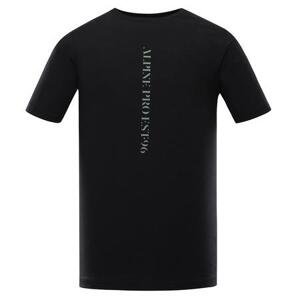 ALPINE PRO Pánské bavlněné triko ZIMIW black varianta pc XS