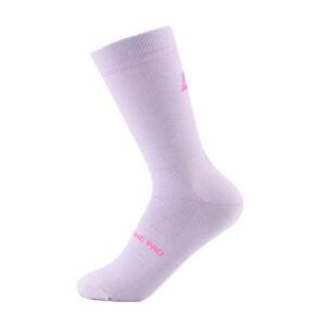 ALPINE PRO Ponožky s antibakteriální úpravou COLO pastel lilac S