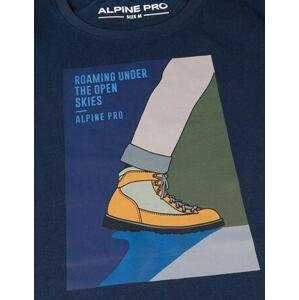 Alpine Pro triko pánské krátké KADES modré M