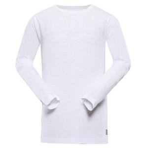 NAX Pánské bavlněné triko TASSON white L, Bílá