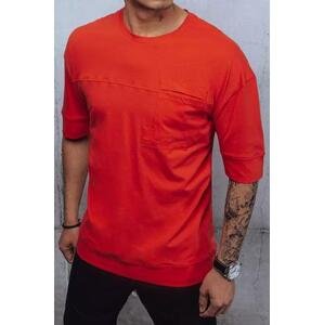 Dstreet Červené pánské tričko RX4632z L