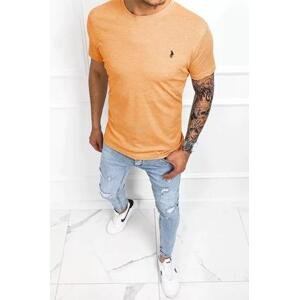 Dstreet Základní oranžové pánské tričko RX4968 3XL, Oranžová, , XXXL