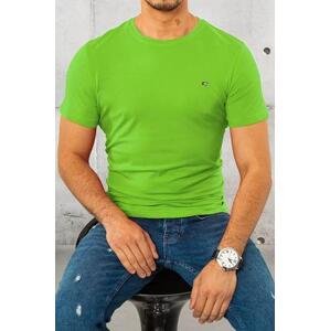 Dstreet Zelené pánské tričko RX4793 XXL, Světle, zelená