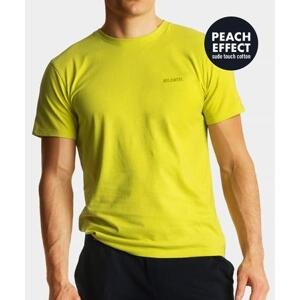 Atlantic Pánské tričko s krátkým rukávem - žluté Velikost: S, Zelená
