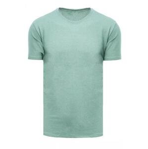 Dstreet Světle zelené pánské vzorované tričko RX4924 L, zelená