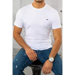 Dstreet Pánské bílé tričko RX4561 XXL, Bílá,