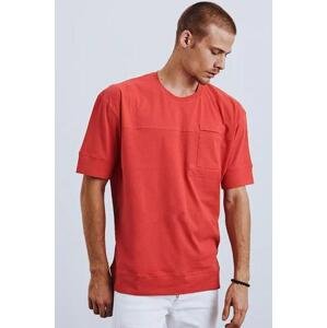Dstreet Červené pánské tričko RX4632 XL