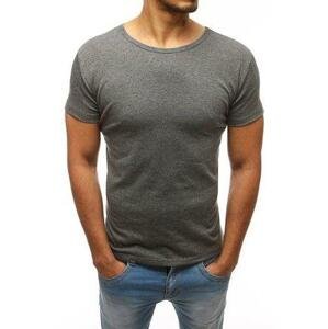 Dstreet Pánské tričko antracitové RX2576 M, Tmavě, šedá