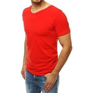Dstreet Červené pánské tričko RX4116 M