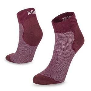 Kilpi Unisex běžecké ponožky MINIMIS-U tmavě červené Velikost: 35, DRD