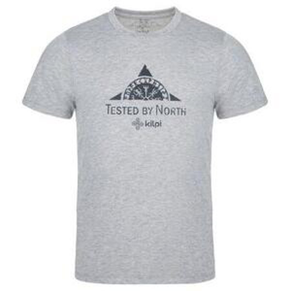 Kilpi Pánské outdoorové triko GAROVE-M světle šedé Velikost: 3XL, LGY, XXXL