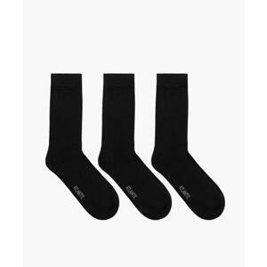 Atlantic Pánské ponožky standardní délky 3Pack - černé Velikost: 39-42, Černá
