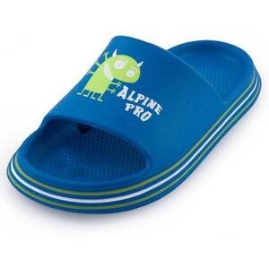 ALPINE PRO Dětské obuv letní LARINO electric blue lemonade 28, Modrá