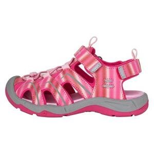 ALPINE PRO Dětské sandály s reflexními prvky ANGUSO magenta 35, Růžová