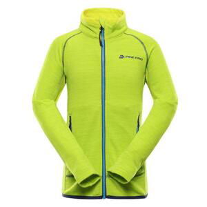 ALPINE PRO Dětská rychleschnoucí mikina ONNECO lime green 152-158, 152/158