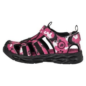 ALPINE PRO Dětské sandály s reflexními prvky AVANO magenta 29, Růžová