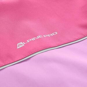 ALPINE PRO Dětská softshellová bunda TYCHO fuchsia red 164-170, 164/170