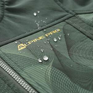 ALPINE PRO Dětská softshellová bunda HOORO loden frost varianta pa 116-122, 116/122