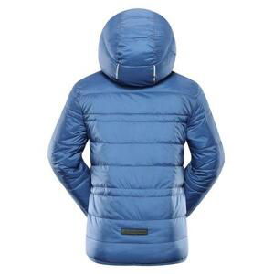 ALPINE PRO Dětská oboustranná bunda hi-therm EROMO vallarta blue varianta pd 164-170, 164/170