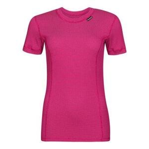 PROGRESS MS NKRZ ladies baselayer short sleeve T-shirt XL vínová/růžová