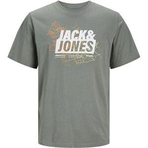 Jack&Jones Pánské triko JCOMAP Regular Fit 12252376 Agave Green M