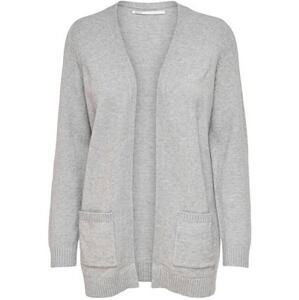 ONLY Dámský kardigan ONLLESLY Regular Fit 15174274 Light Grey Melange XL