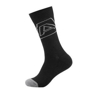 ALPINE PRO Ponožky z merino vlny PHALTE black XS, Černá