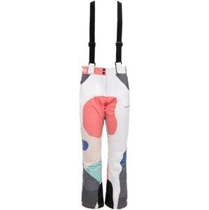 Alpine Pro kalhoty dámské dlouhé JACOBA barevné L, Bílá