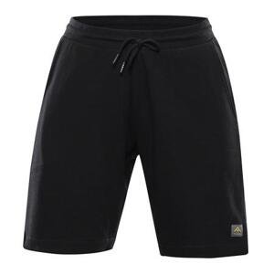 NAX kalhoty pánské krátké HUBAQ černé L, Černá