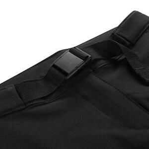 ALPINE PRO Dámské softshellové kalhoty CORBA black 38