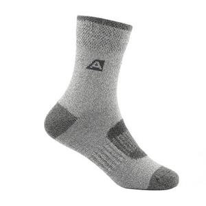 ALPINE PRO Dětské ponožky coolmax 3RAPID 2 dk.true gray S, neutrální / zemitá