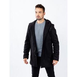 Glano Pánský kabát - černý Velikost: XL, Černá