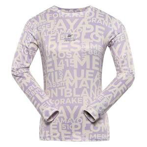 ALPINE PRO Dámské rychleschnoucí triko LOUSA pastel lilac varianta pb S, Fialová