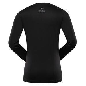 ALPINE PRO Dámské rychleschnoucí triko LOUSA black varianta pa M, Černá