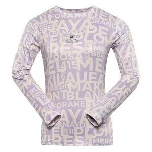 ALPINE PRO Dámské rychleschnoucí triko LOUSA pastel lilac varianta pb M, Fialová