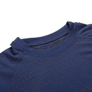 ALPINE PRO Pánské rychleschnoucí prádlo - triko AMBOS gibraltar sea M-L, Modrá
