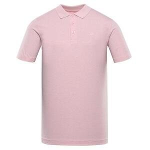NAX Pánské polo triko HOFED pink M, Růžová