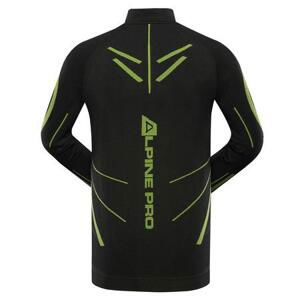 ALPINE PRO Pánské rychleschnoucí prádlo - triko SEAM black XS-S, Černá, XS / S