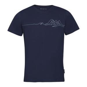 ALPINE PRO Pánské bavlněné triko NORD mood indigo varianta pb 5XL, Modrá