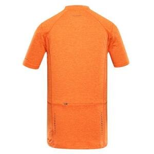 ALPINE PRO Pánské rychleschnoucí triko GERET spicy orange L, Oranžová