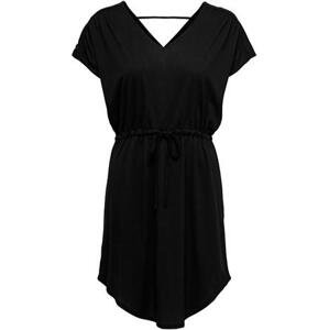 Jacqueline de Yong Dámské šaty JDYDALILA Regular Fit 15257679 Black M