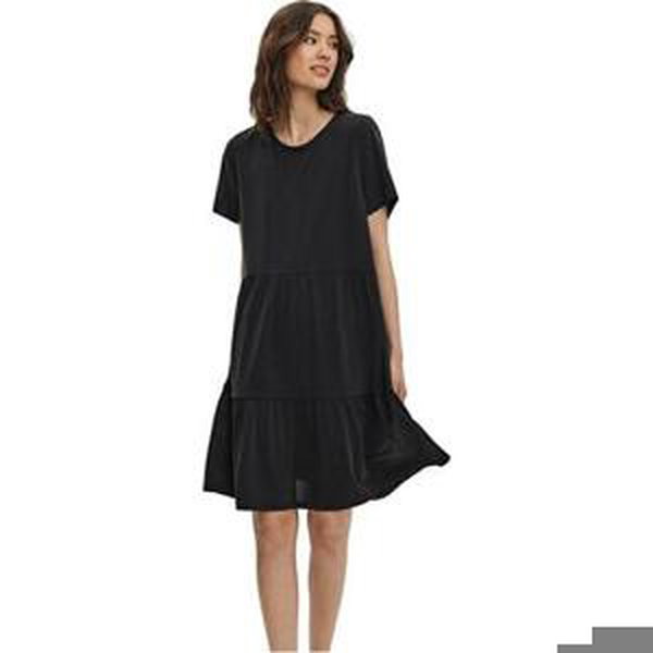 Vero Moda Dámské šaty VMFILLI Regular Fit 10248703 Black M