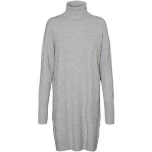 Vero Moda Dámské šaty VMBRILLIANT 10199744 Light Grey Melange S