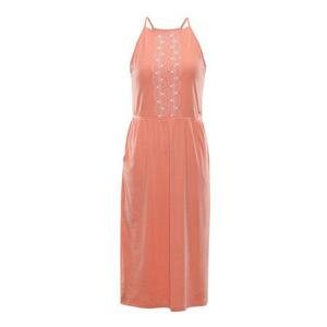 ALPINE PRO Dámské šaty GYRA peach pink varianta pe L, Oranžová