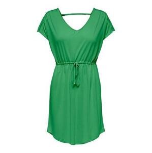 Jacqueline de Yong Dámské šaty JDYDALILA Regular Fit 15257679 Kelly Green XL